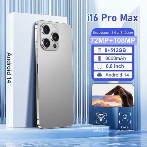 Smartphone android i16 pro - smartphone, max