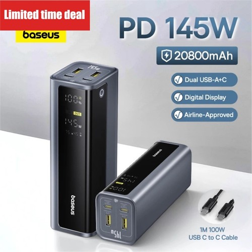 Baseus 145w power bank - 145w,
